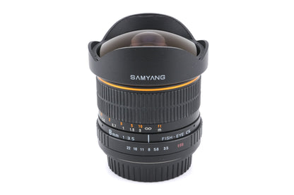 Samyang 8mm f3.5 Fish-Eye CS