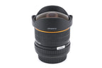 Samyang 8mm f3.5 Fish-Eye CS