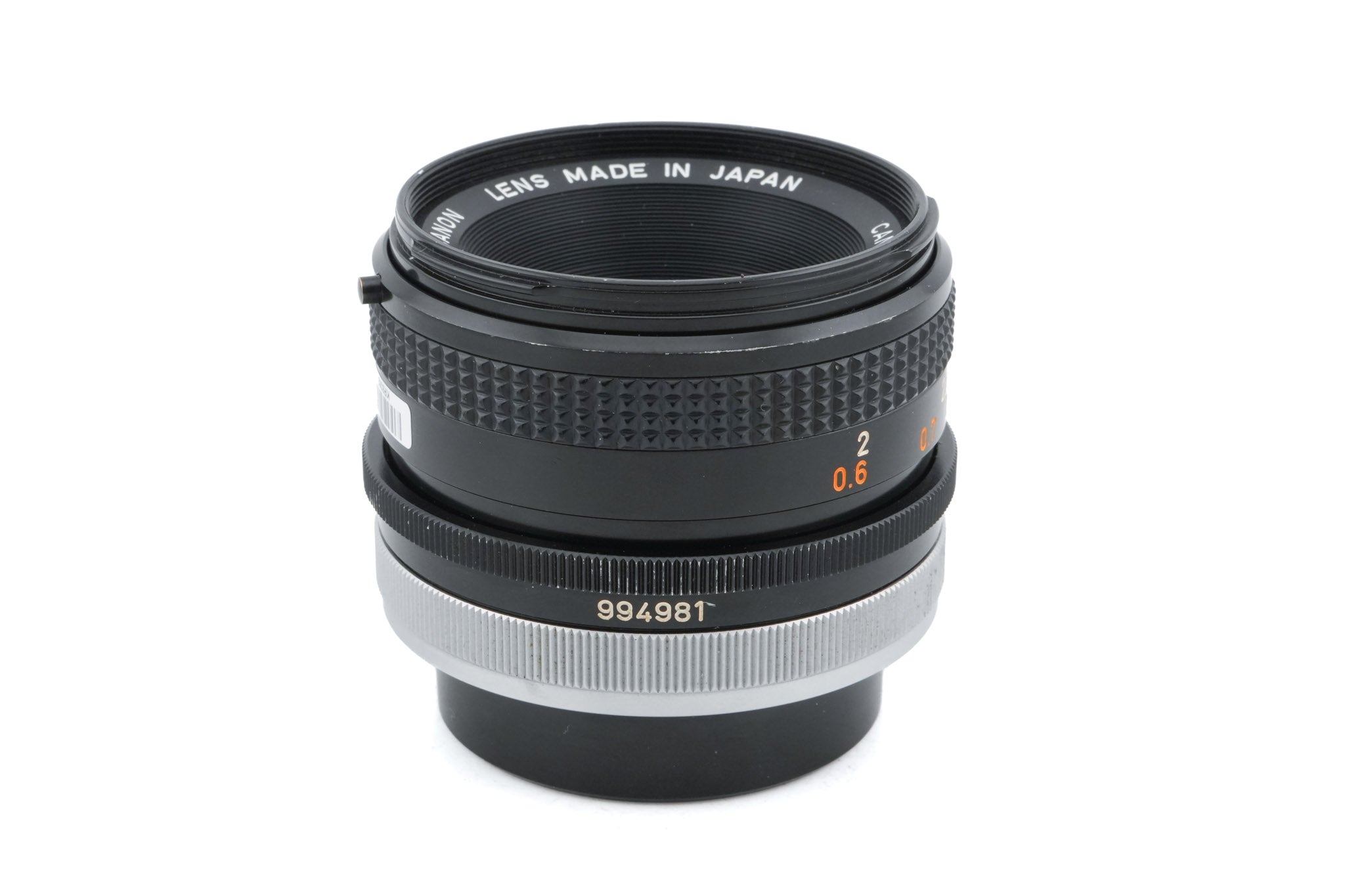 Canon 50mm f1.8 S.C.