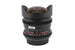 Samyang 8mm T3.8 VDSLR UMC Fish-eye CS II