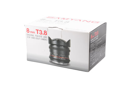 Samyang 8mm T3.8 VDSLR UMC Fish-eye CS II