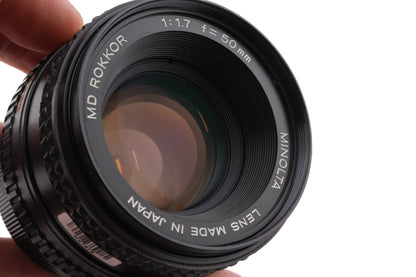 Minolta 50mm f1.7 MD Rokkor