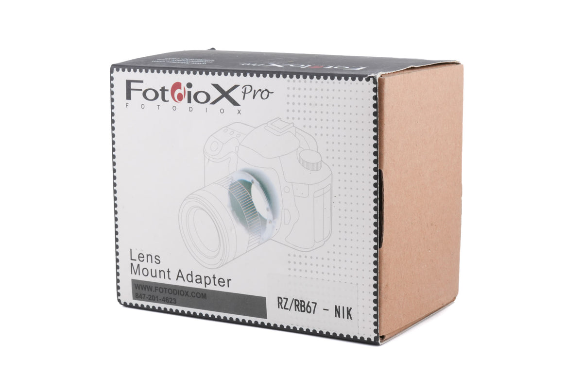 Fotodiox Mamiya RB67/RZ67 - Nikon F (RZ/RB67-NIK) Pro Adapter