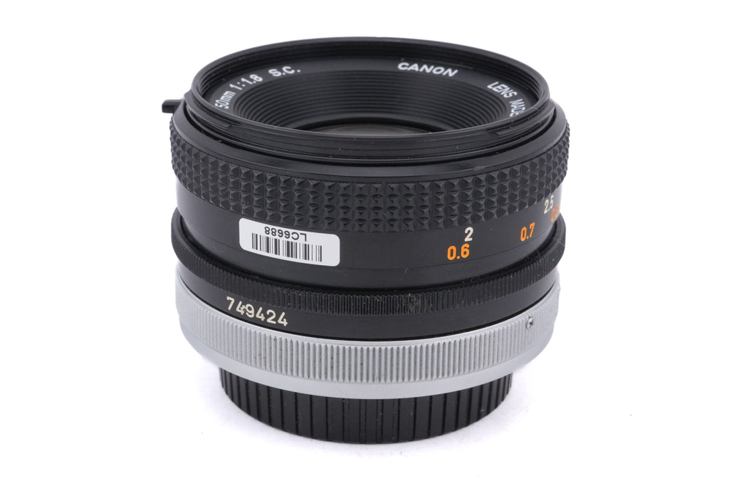 Canon 50mm f1.8 S.C.