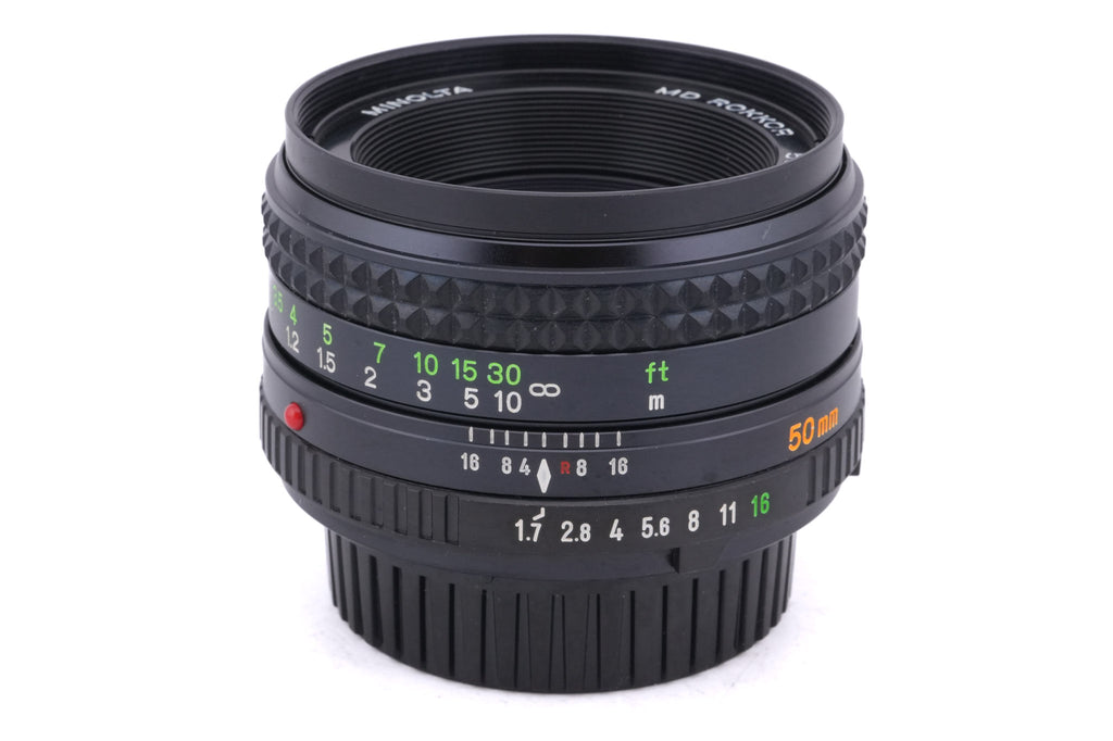 Minolta 50mm f1.7 MD Rokkor