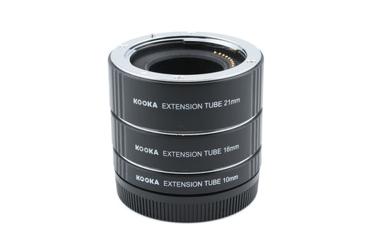Kooka Extension Tube Set (10mm, 16mm, 21mm) - Accessory