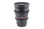 Samyang 20mm T1.9 ED AS UMC