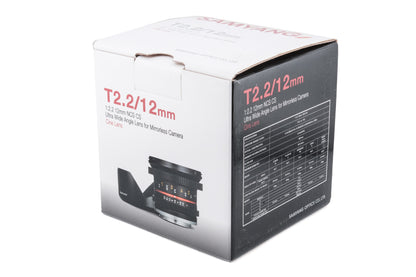 Samyang 12mm T2.2 NCS CS