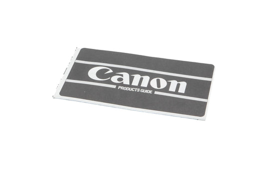 Canon Products Guide