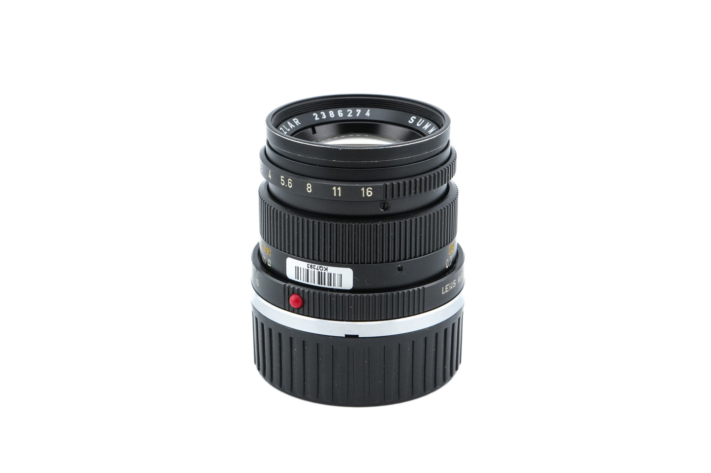 Leica 50mm f2 Summicron (Type III) (11817)