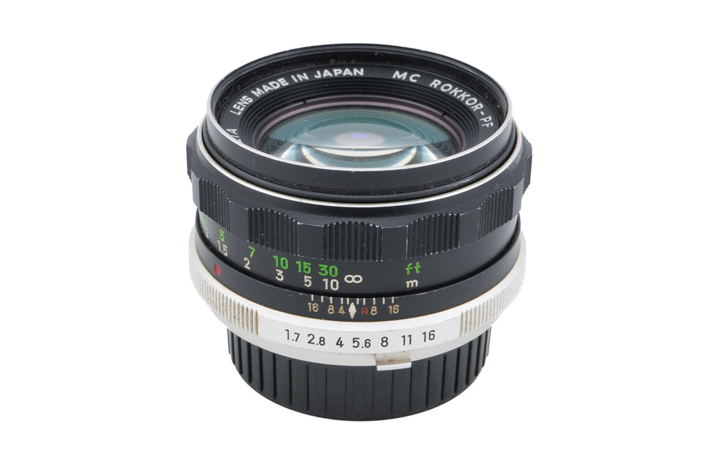 Minolta 55mm f1.7 MC Rokkor-PF