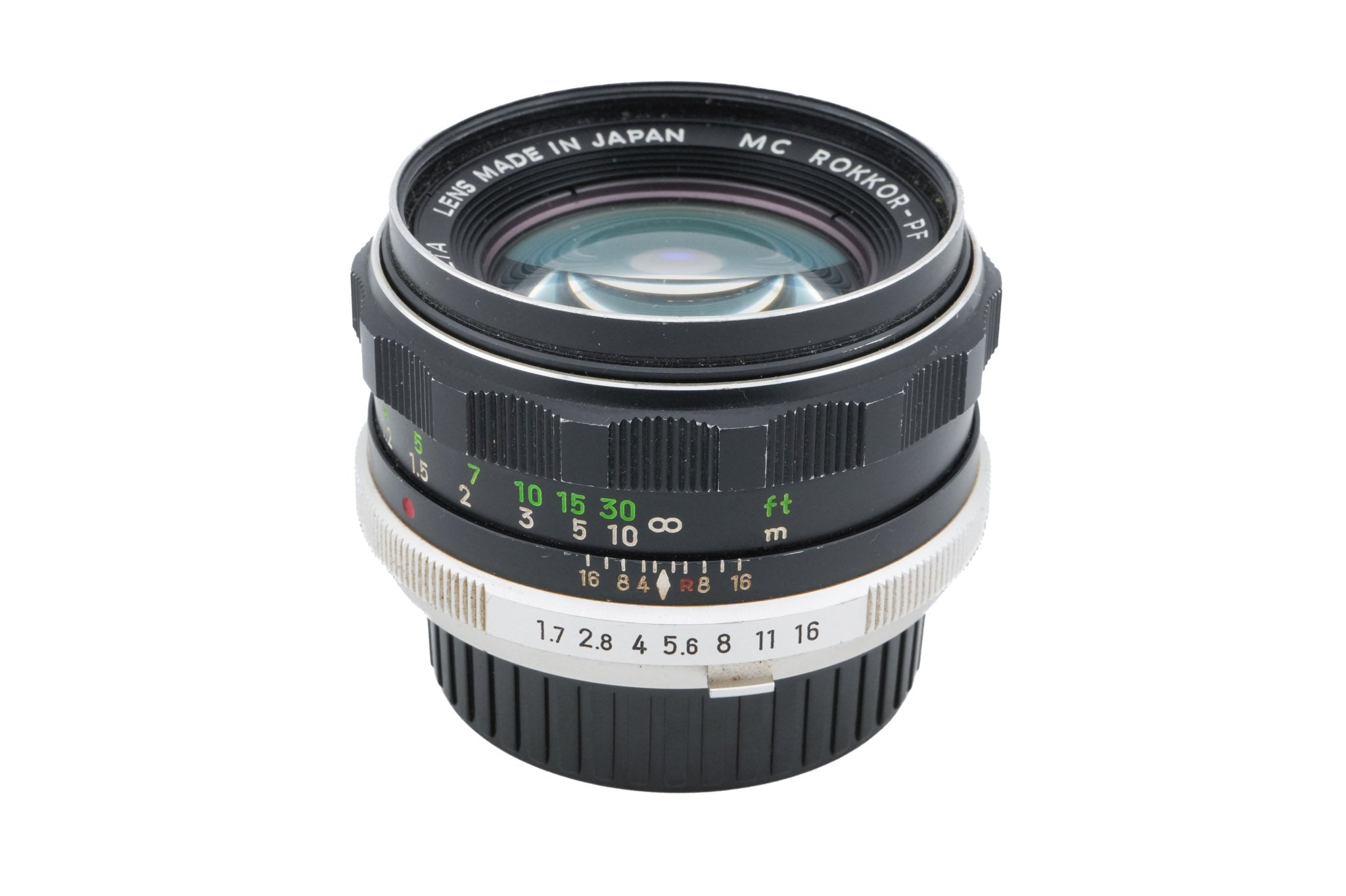 Minolta 55mm f1.7 MC Rokkor-PF