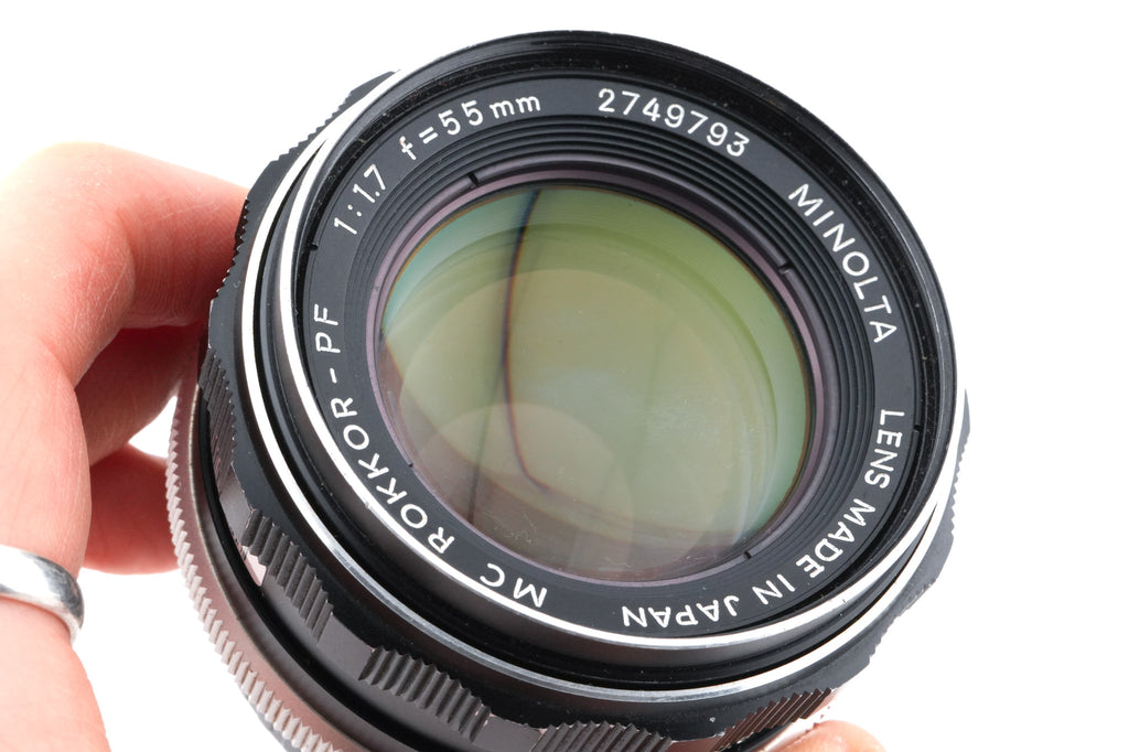 Minolta 55mm f1.7 MC Rokkor-PF