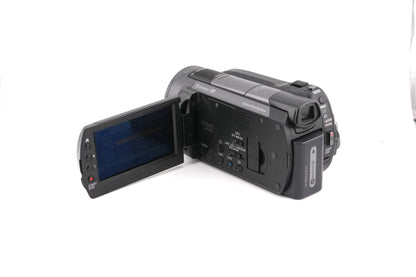 Sony Handycam HDR-XR520 + ECM-HGZ1 Gun Zoom Microphone + VCL-HGA07 0.7x Wide Angle Coversion Lens