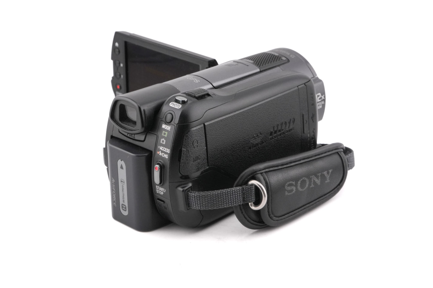 Sony Handycam HDR-XR520 + ECM-HGZ1 Gun Zoom Microphone + VCL-HGA07 0.7x Wide Angle Coversion Lens