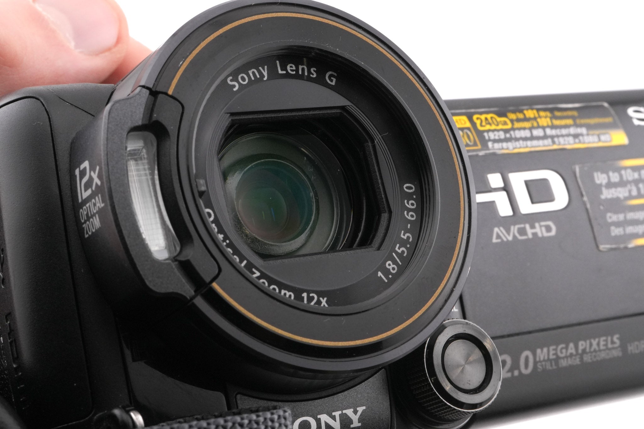 Sony Handycam HDR-XR520 + ECM-HGZ1 Gun Zoom Microphone + VCL-HGA07