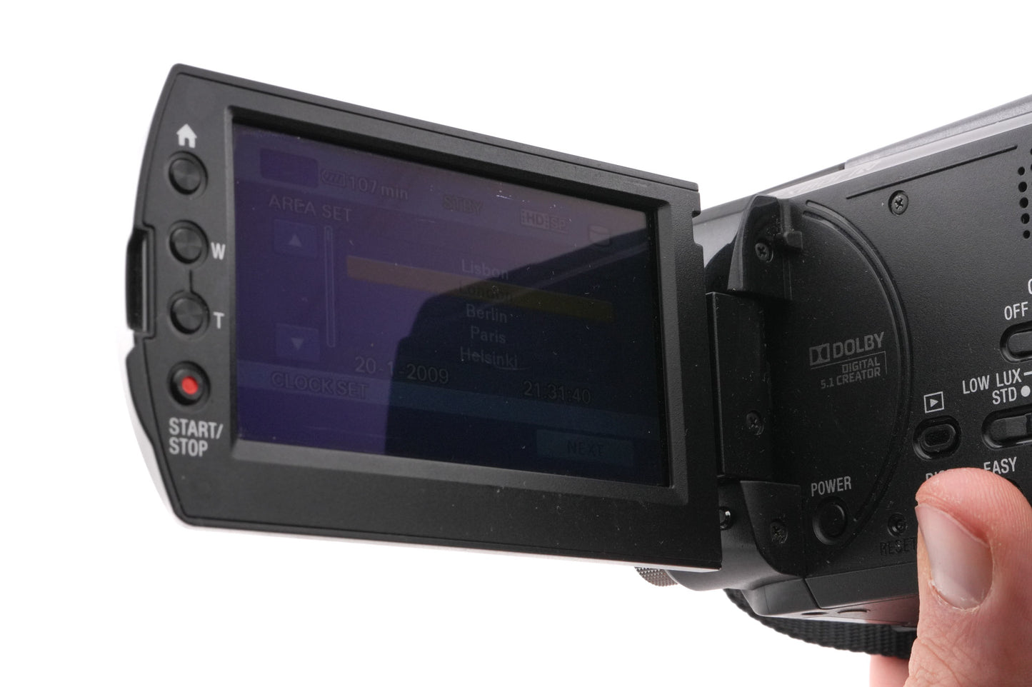 Sony Handycam HDR-XR520 + ECM-HGZ1 Gun Zoom Microphone + VCL-HGA07 0.7x Wide Angle Coversion Lens