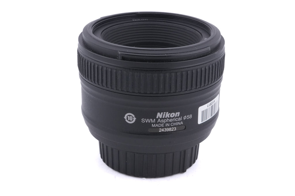 Nikon 50mm f1.8 AF-S Nikkor G