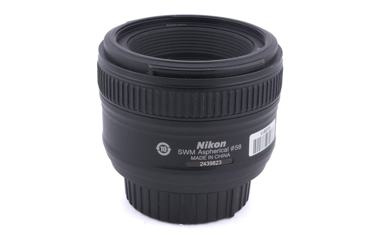 Nikon 50mm f1.8 AF-S Nikkor G