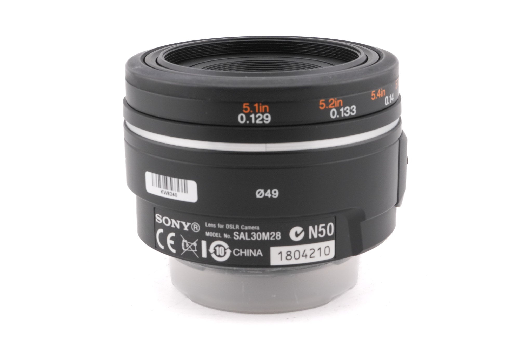 Sony 30mm f2.8 Macro DT SAM (SAL30M28)