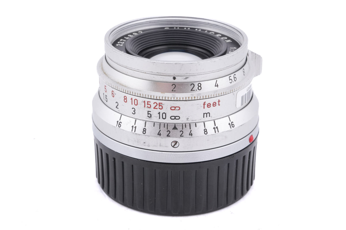 Leica 35mm f2 Summicron (Type I) (8-Element) (Silver, SAWOM / 11308)