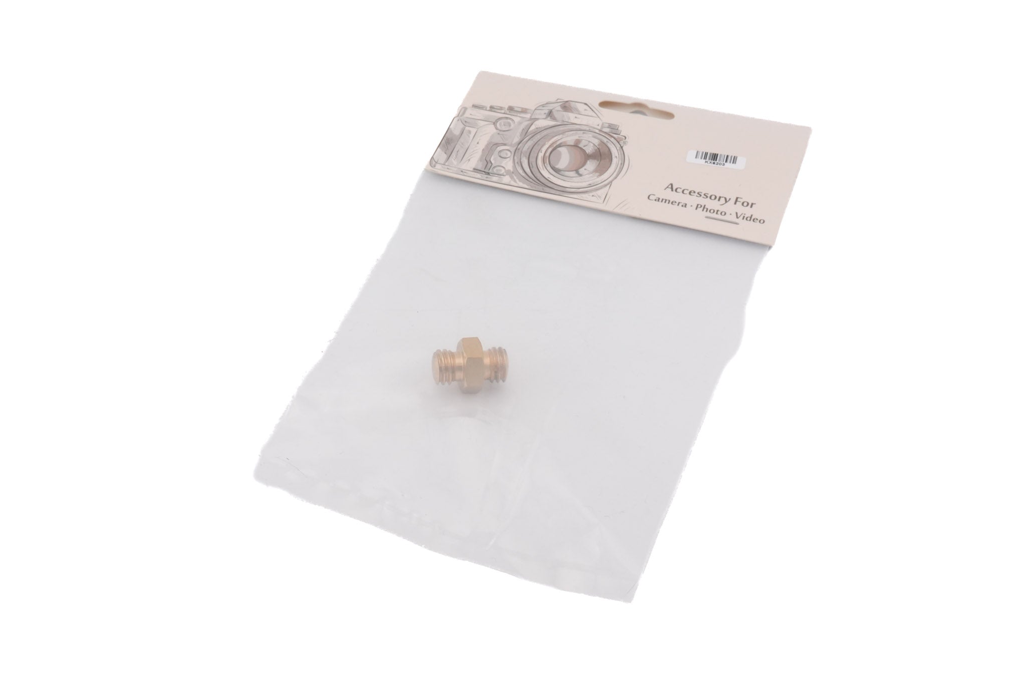 StudioKing 3/8" - 3/8" MC-1060A Male Spigot Adapter