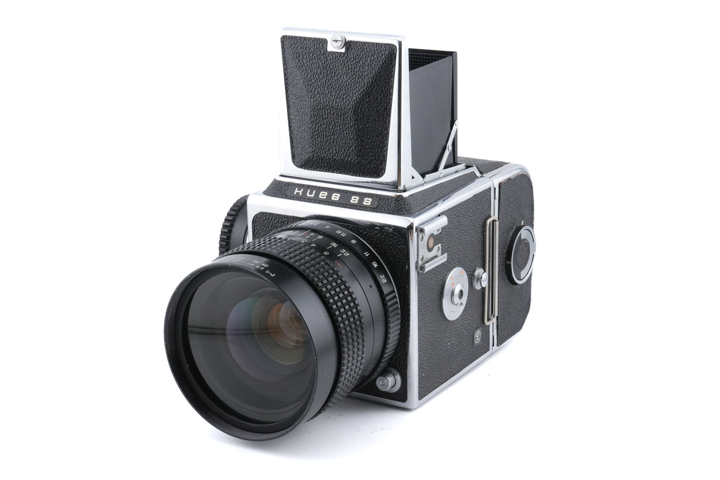 Kiev 88 + 120 Film Back + 65mm f3.5 MIR-38B