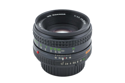 Minolta 50mm f1.7 MD Rokkor