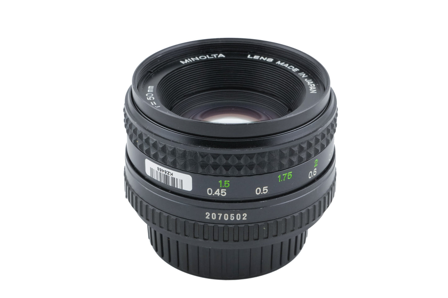 Minolta 50mm f1.7 MD Rokkor