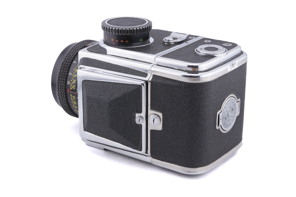 Kiev 88 + 80mm f2.8 Volna-3 MC + Waist Level Finder