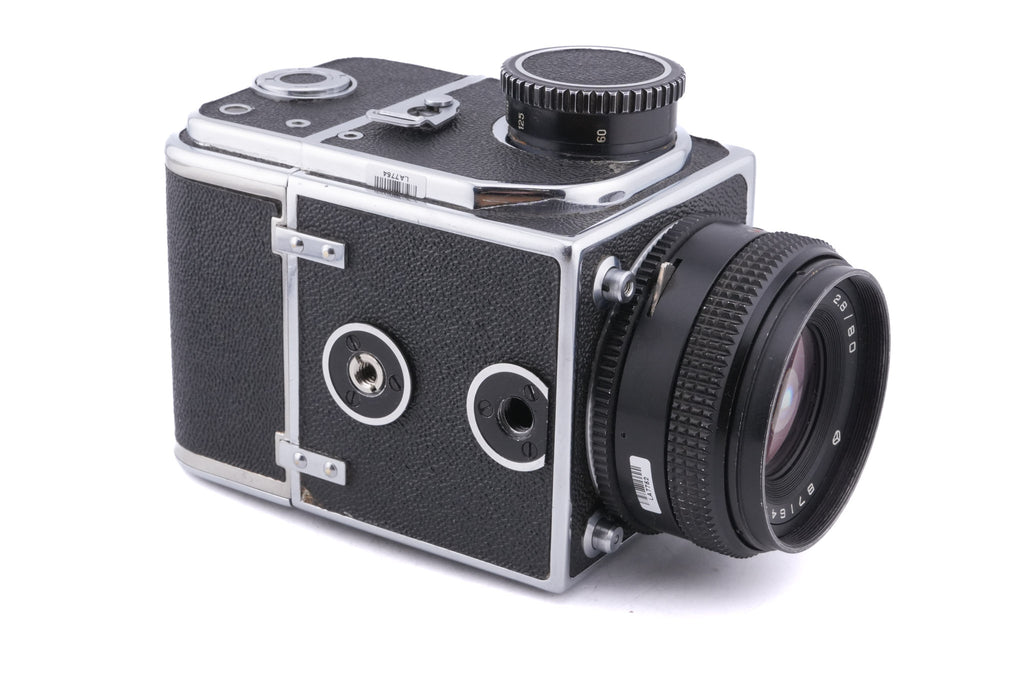 Kiev 88 + 80mm f2.8 Volna-3 MC + Waist Level Finder