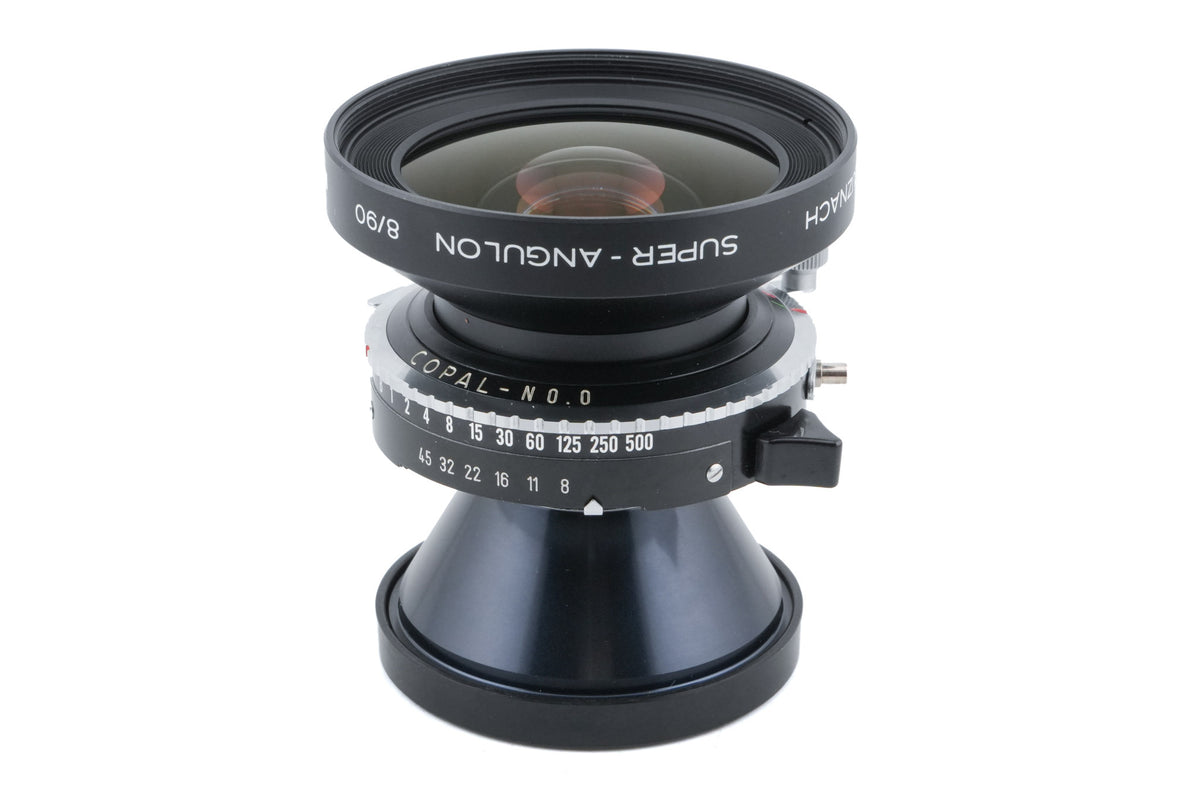 Schneider-Kreuznach 90mm f8 Super-Angulon MC (Shutter)