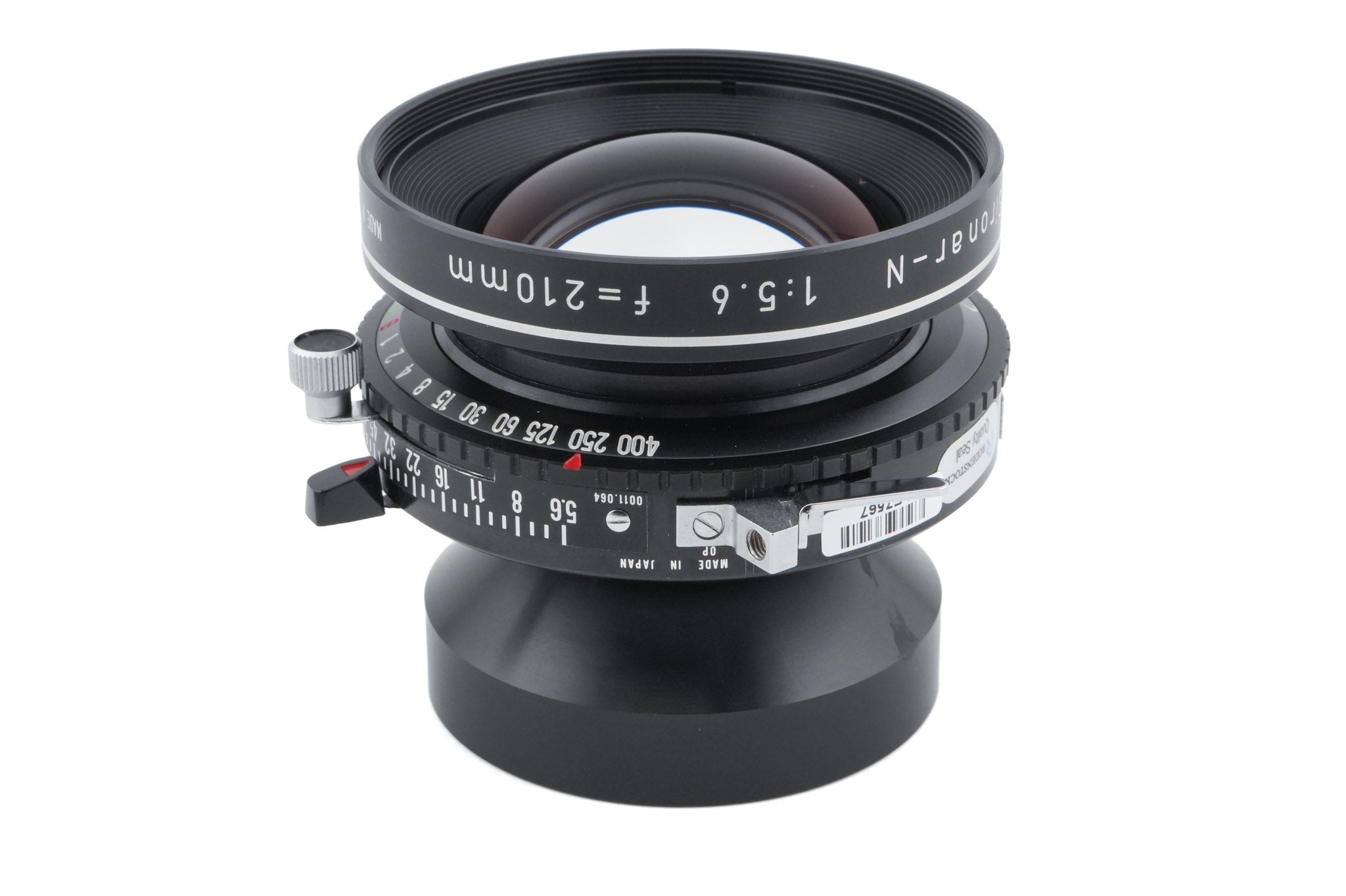 Rodenstock 210mm f5.6 APO Sironar-N (Shutter)