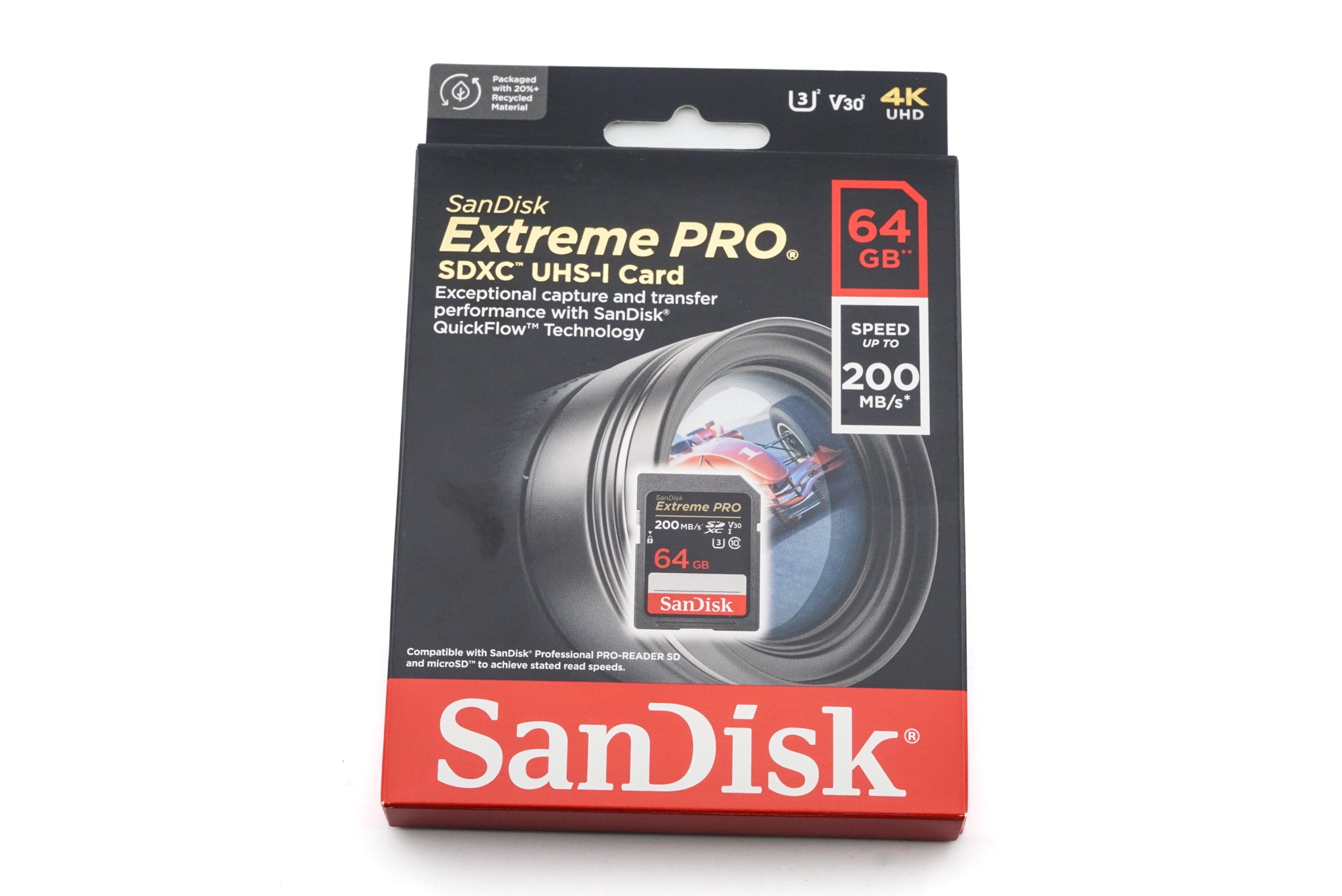 Sandisk 64 GB SDXC Card Extreme Pro UHS-I (200 MB/S) - Accessory ...