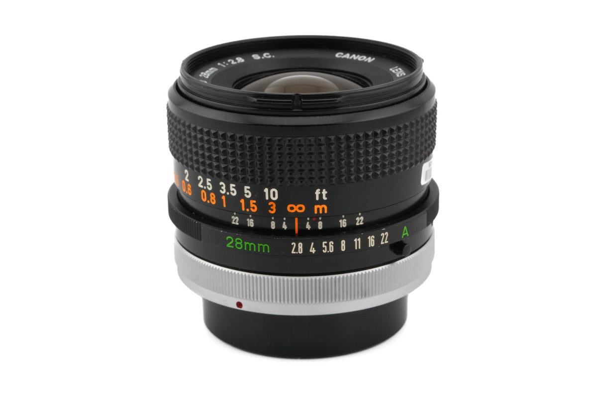 Canon 28mm f2.8 S.C.