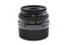 Leica 50mm f2.8 Elmar-M (Silver, 11823) + Lens Hood (50mm f2.8 Elmar-M, Black) (12550)