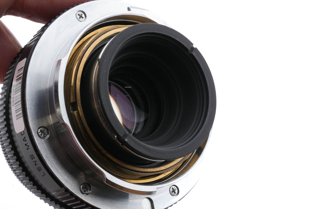 Leica 50mm f2.8 Elmar-M (Black, 11831) + Lens Hood (50mm f2.8 Elmar-M, Black) (12550)