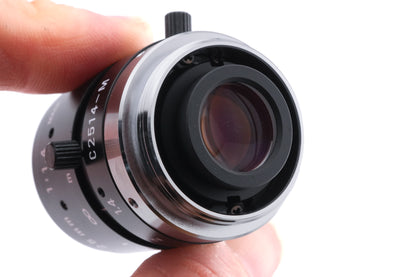 Pentax 25mm f1.4 TV Lens C2514-M