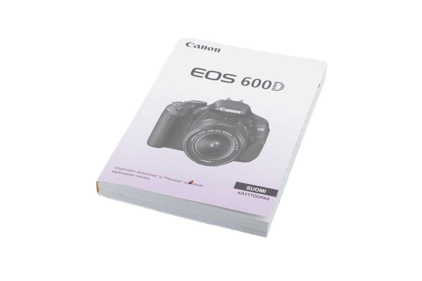 Canon EOS 600D Instructions