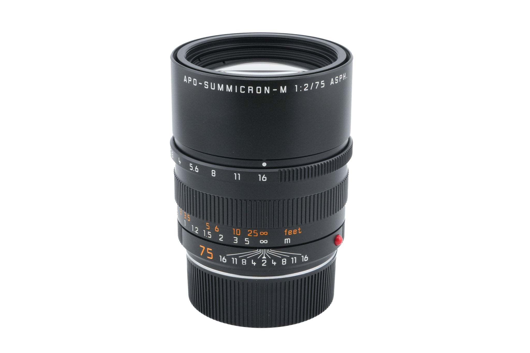Leica 75mm f2 APO-Summicron-M ASPH. (Black, 11637)
