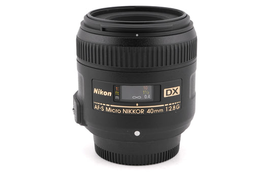 Nikon 40mm f2.8 AF-S Micro Nikkor G