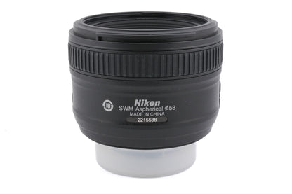 Nikon 50mm f1.8 AF-S Nikkor G