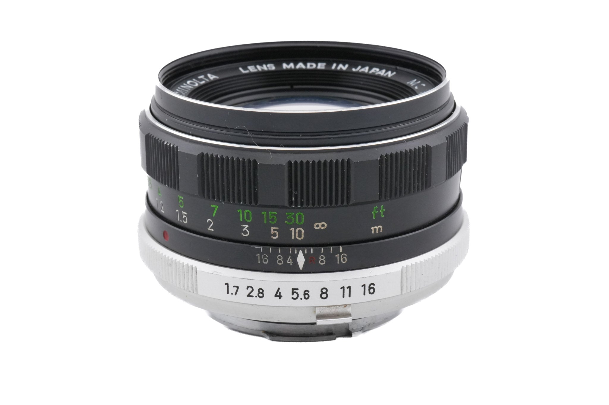 Minolta 55mm f1.7 MC Rokkor-PF