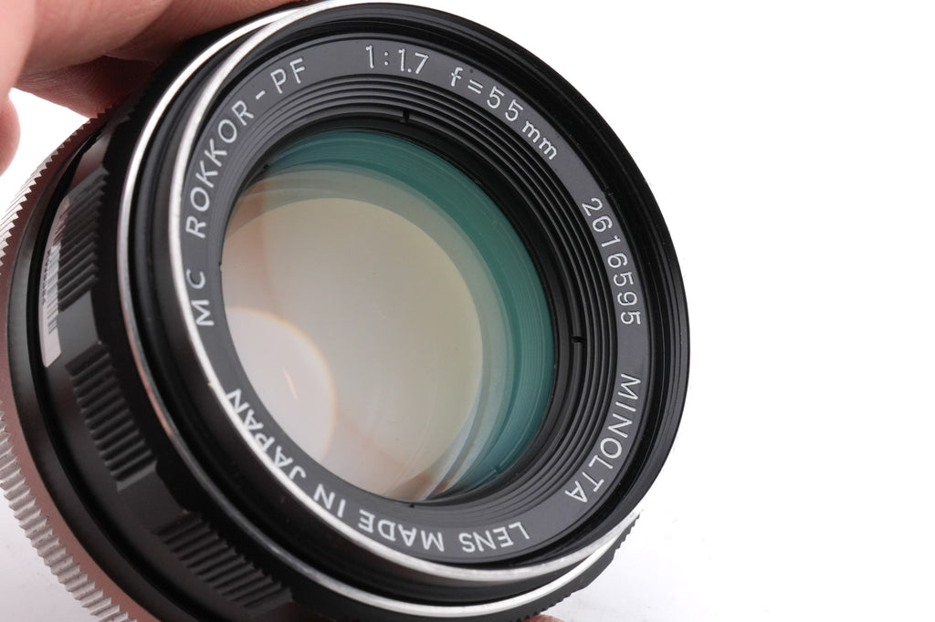 Minolta 55mm f1.7 MC Rokkor-PF