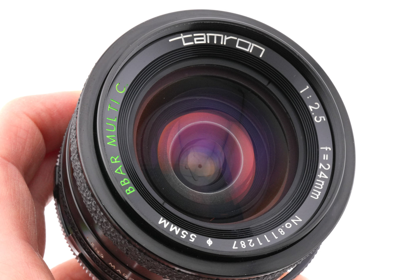 Tamron 24mm f2.5 BBAR MC (01B) + Adaptall  - Minolta MD Adapter