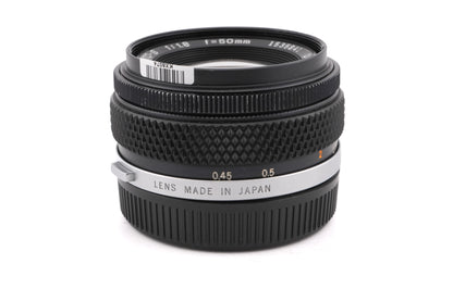 Olympus 50mm f1.8 F.Zuiko Auto-S