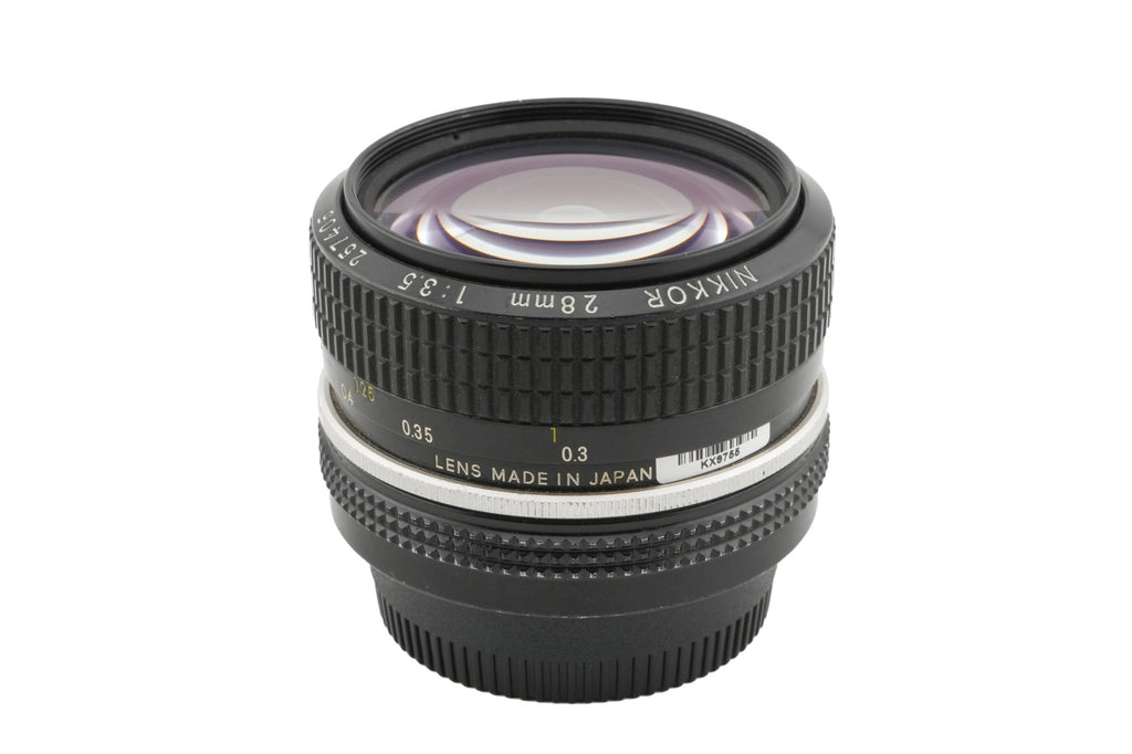 Nikon 28mm f3.5 Nikkor K Pre-AI