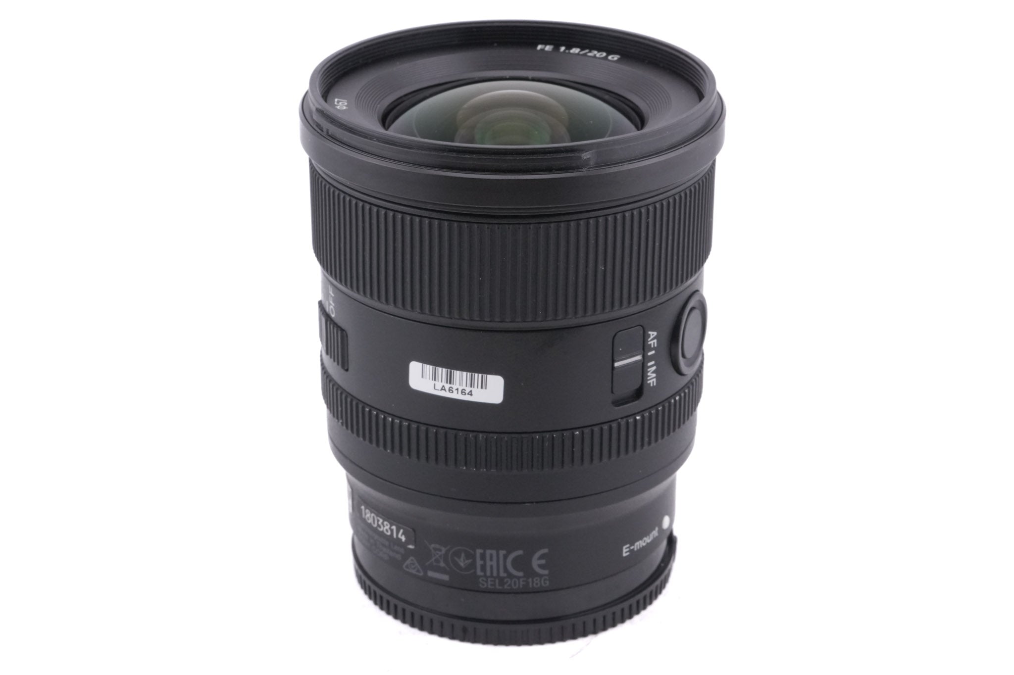 Sony 20mm f1.8 G (SEL20F18G)