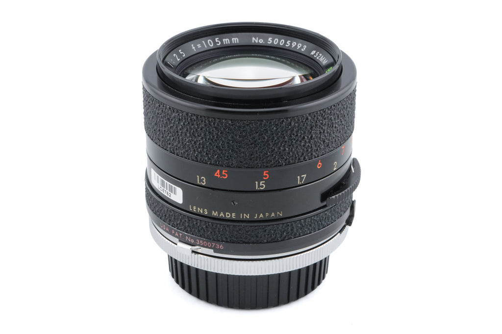 Tamron 105mm f2.5 BBAR Multi C. + Adaptall - Pentax K.M. Adapter