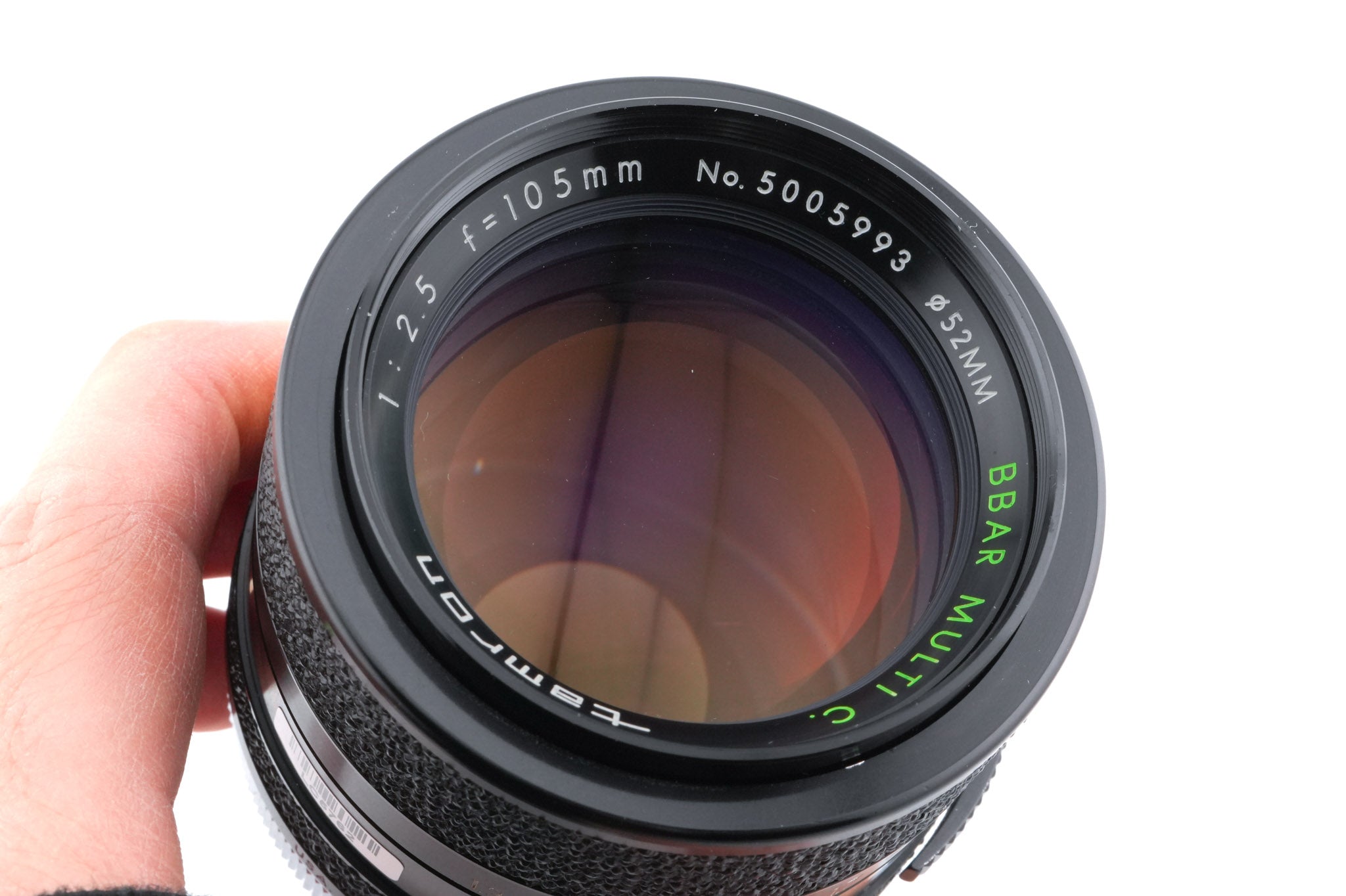 Tamron 105mm f2.5 BBAR Multi C. + Adaptall - Pentax K.M. Adapter